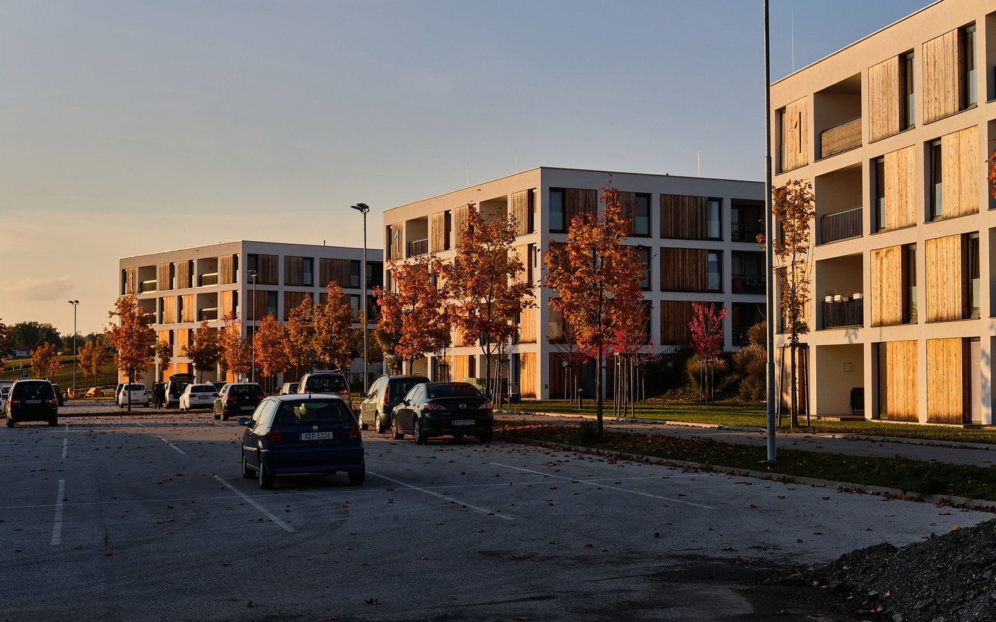 Moderne Wohngebäude in Oberösterreich